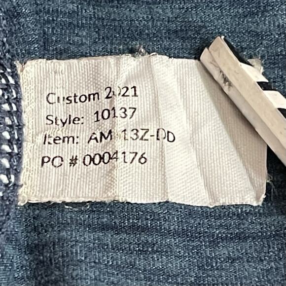 Marine Layer Pullover Mens XL Blue 1/4 Zip Weekend Sport Long Sleeve Chest Logo - Picture 10 of 11